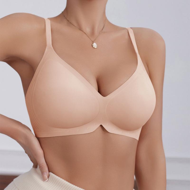 Seamless Plus Size Women Anti Sagging Gathering Bra For Big Bust