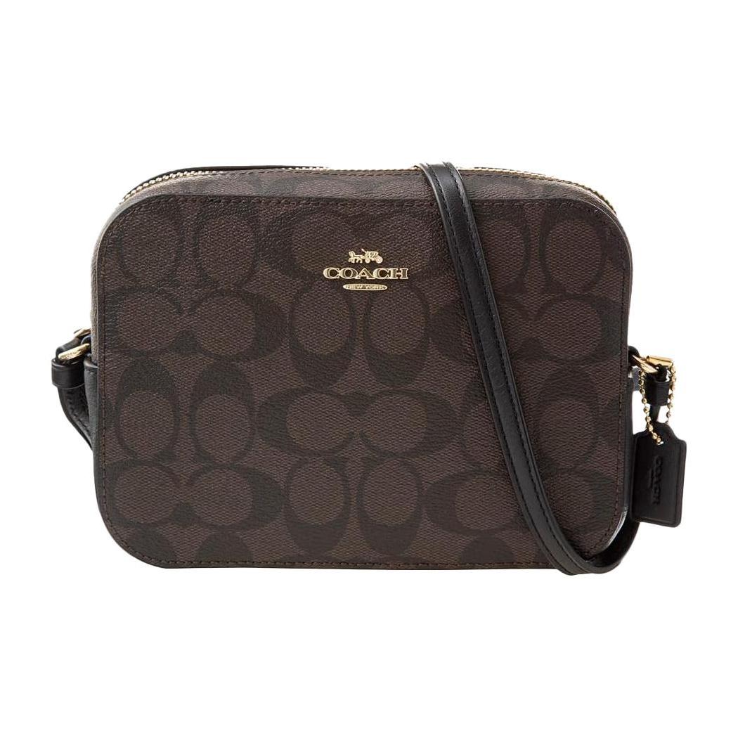 Coach Signature Canvas Mini Camera Crossbody Bag 91677-IMAA8 Basic Set (Bag+Dust Bag)