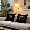 E-Egypt Eye of Horus Wisdom Strength cushion cover Comfortable and soft bedding skin friendly leisure sofa car office pillowcase