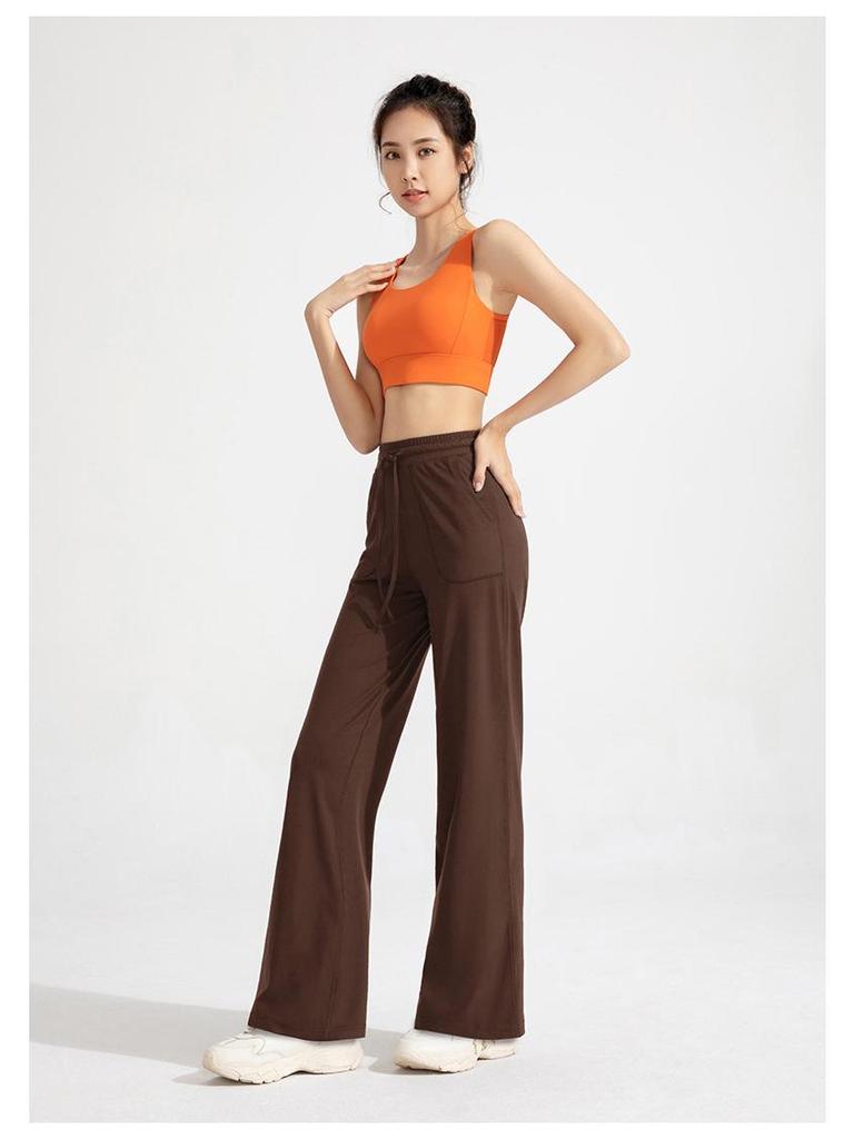 Athena Lulu Women's Antibacterial High-Waist Straight Leg Yoga Pants