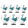 New 15kg Max Drag EVA Comfort Grip Fishing Reel 1000-7000 Series Alloy Spool Large Diameter Fishing Accessories Left/Right Hand Lightweight