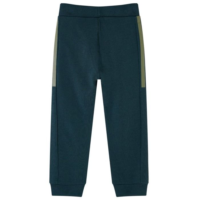 Sweatpants - vidaXL - Child - Moss Green - Elastic Waist - 80% Cotton