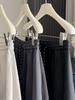 Elastic Waist A-Line Cargo Skirt for Women - High-Waisted, Slimming, Perfect for Pear Shapes, New Spring/Autumn Style.
