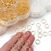 1 Box Biegeringe DIY Schmuckzubehör-Set für Anfänger Offene Biegeringe Schmuckherstellung Schlüsselanhänger Halsketten Reparatur mit Öffner-Werkzeug