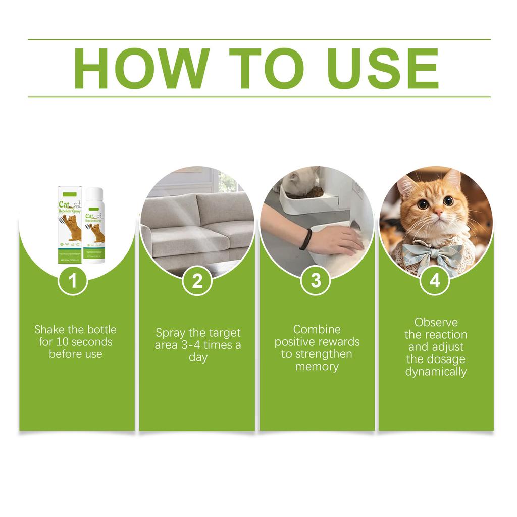 Anti-cat Spray, Anti-scratch Spray, Indoor And Outdoor Pet Training Auxiliary Furniture Protector,100ml