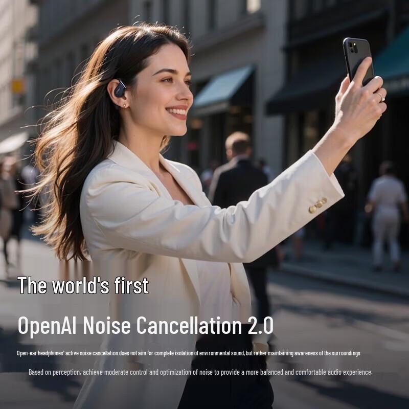 Cleer ARC 5 Open-Ear AI Noise Cancelling Sports Headphones