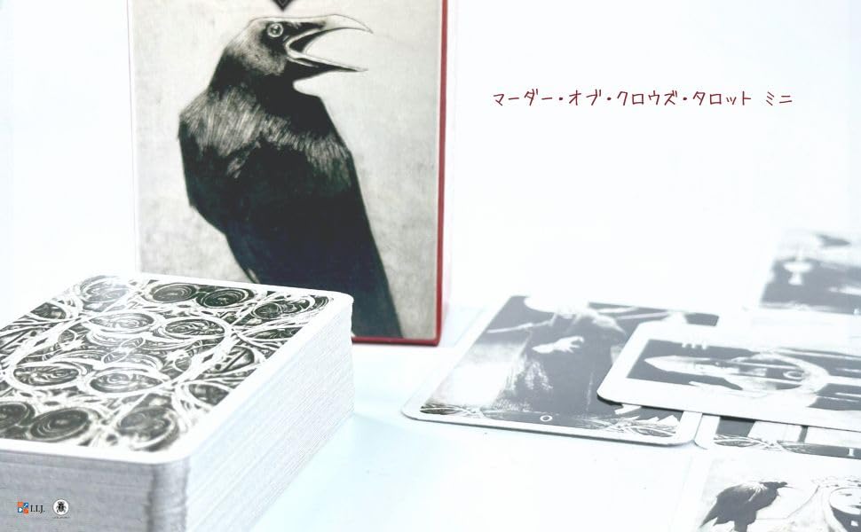 Tarot Cards 78 Cards Waite Edition Miniature Tarot Fortune Telling of Crows Tarot Japanese Instruction Manual Included I.I.J [Murder MINI] [Genuine]