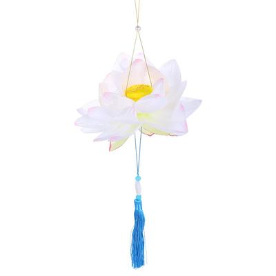 Lovely Party Supplies Flower Lantern Glowing Portable Lotus Light Mid-Autumn Lantern Lotus LED Lantern Festival Lantern