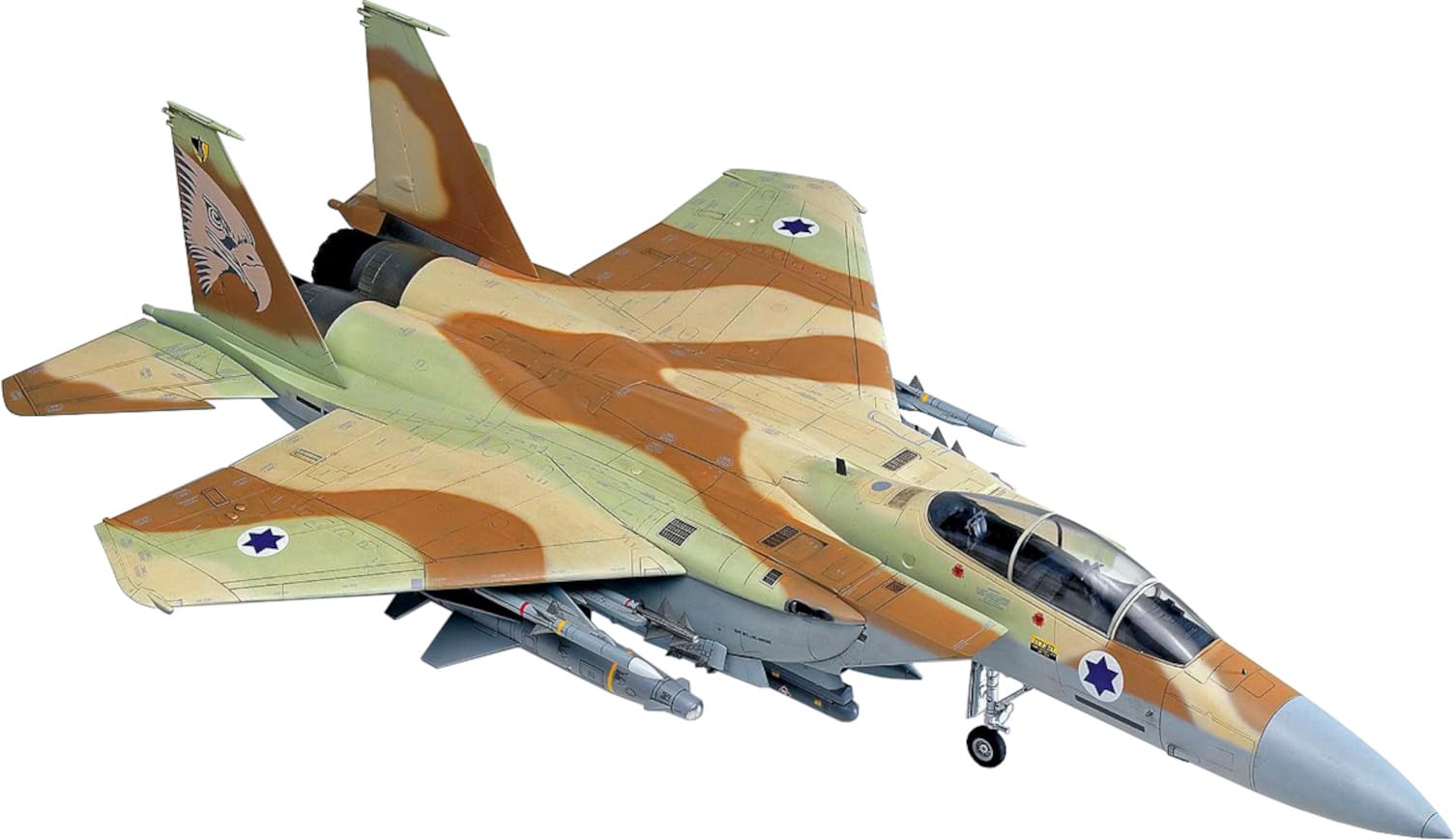 

Academy Scale Israeli Aerospace Forces Raam Plastic Model Kit 12217 1/48 F-15I (Airplane)