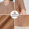 Yuzhaolin Mid-Aged Women's Summer Short Sleeve Set