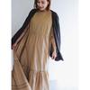 [Beaming Life Store by BEAMS] One Piece B:MING BEAMS Tiered Sleeveless Maxi Ladies BEIGE S