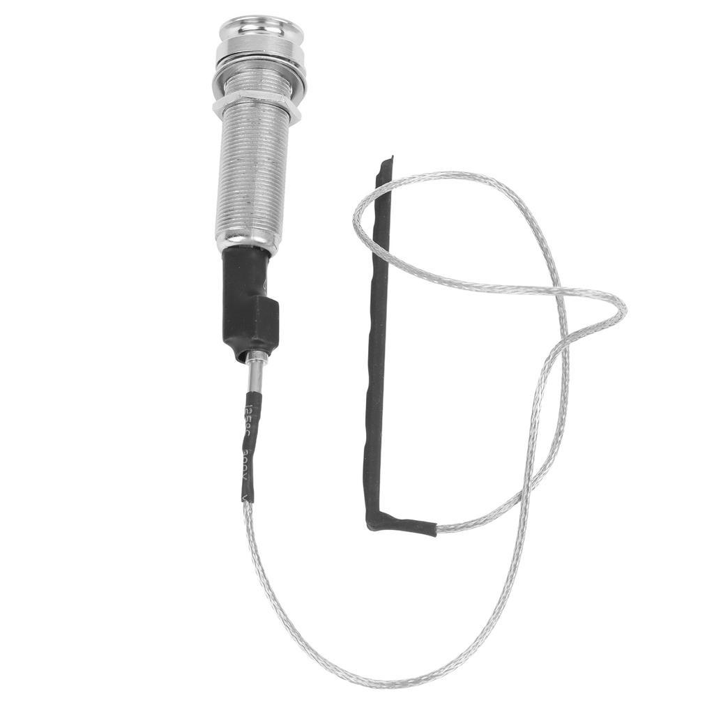 Acoustic Guitar Pickup Under Saddle Piezo Pickup Stick with 6.35mm Endpin Output Jack