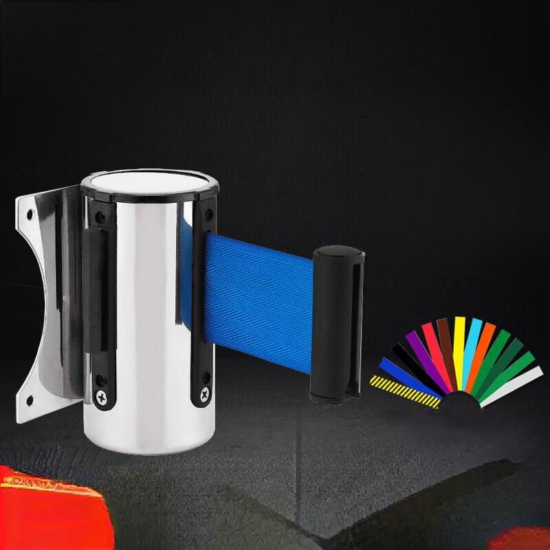 Stainless Steel Wall-Mounted Retractable Barrier Belt