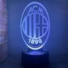 3d Led Acrylic Night Light Football Club Touch Table Desk Lamp 7 Colour Gifts
