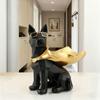 Nordic Doberman Trendy Glasses Desktop Ornament and Candy Storage for Entryway Shoe Cabinet Decor