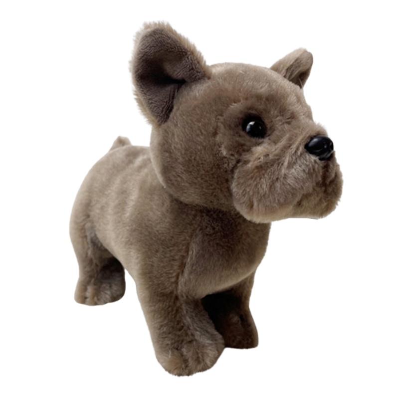 Cute Bull Terrier Plush Toy For Kids Soft And Cuddly Stuffed Animal Pet Doll Stock)