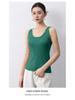 Yangzi Wool Knit U-Neck Women's Sleeveless Slim Fit Vest - Spring/Summer