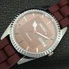 REFURBISHED SEIKO AUTOMATIC 6309A JAPAN MENS VINTAGE BROWN DIAL WATCH a443170-1