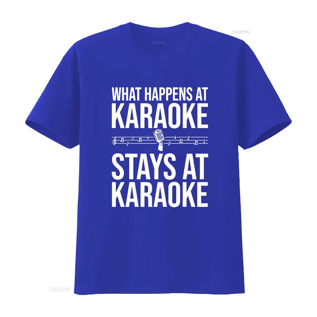 Funny Karaoke Designs For Singers Music Lovers T Shirt vintage Washed fashion streetwear Breathable Casual Stretched