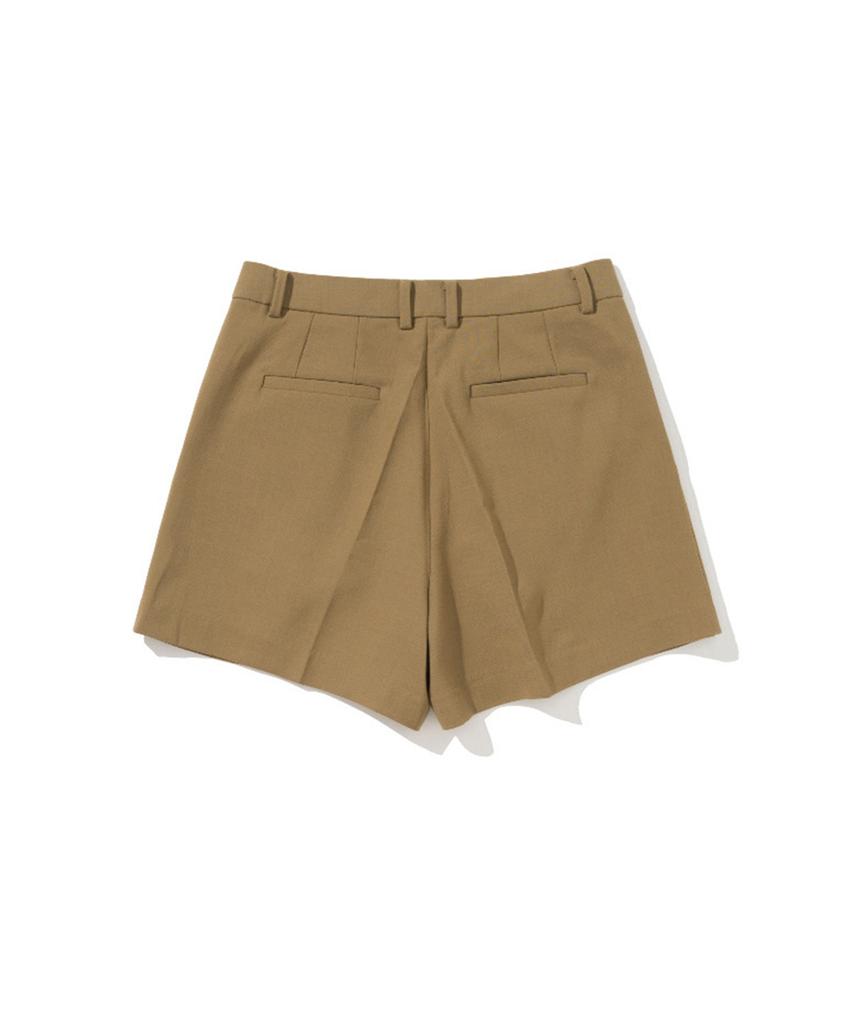 ERER Bootcut Dress Shorts Camel