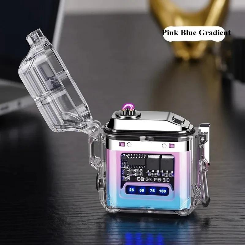 New Fashionable Household Transparent Double Arc Waterproof Convenient USB Electronic Fast Charging Illumination Plasma
