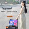 SANSUI Q065 Portable Outdoor Karaoke System with Display CN Plug (adapter Included)