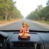 Murti de Hanuman Ji para Painel de Carro, Ídolo para Pooja em Casa com Hanuman Chalisa para Proteção contra Energia Negativa, Boa Sorte e Sucesso