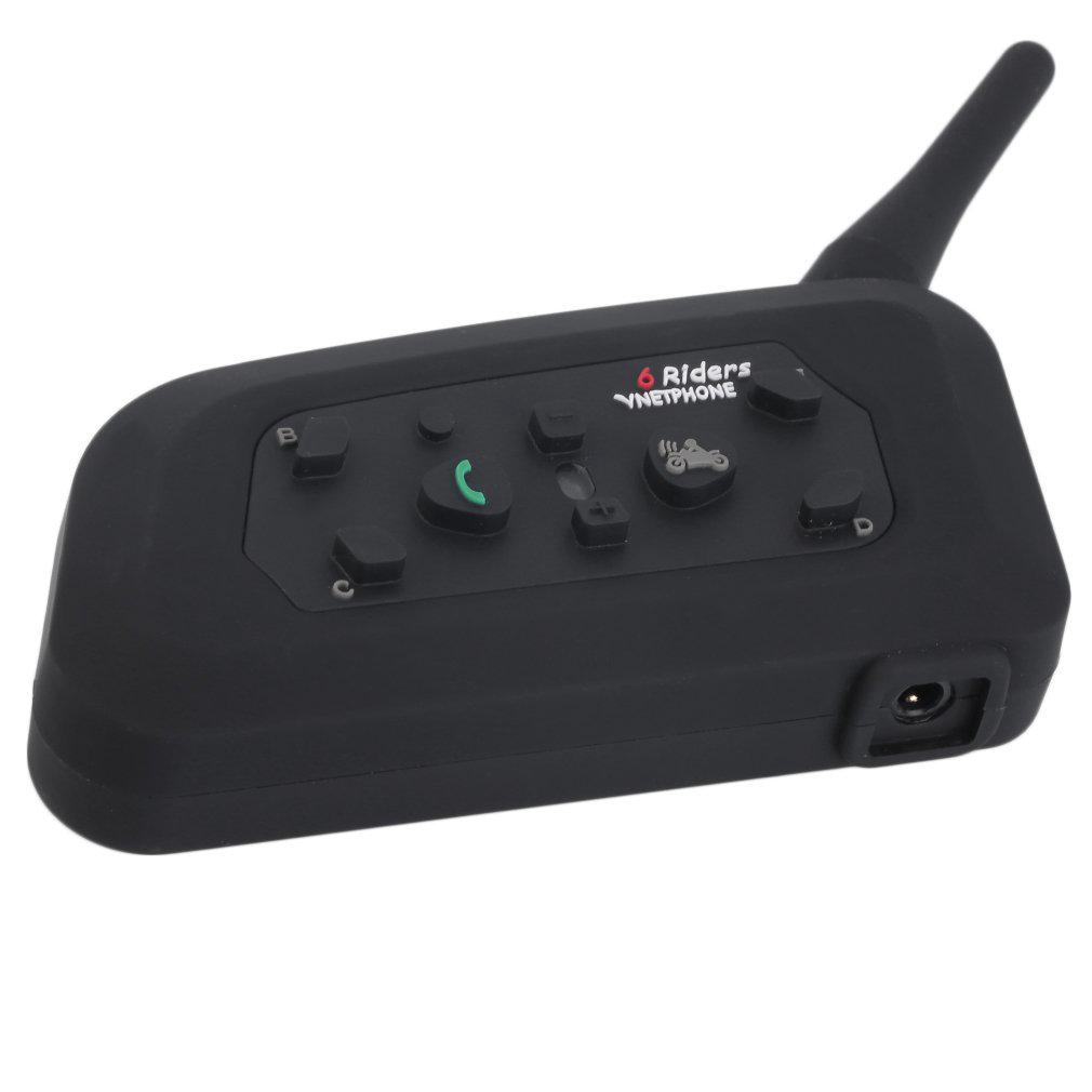 1x V6 BT Bluetooth Motorcycle Helmet Interphone Intercom Headset Riders 1x V6 BT Bluetooth Motorcycle Helmet Interphone Intercom Headset Riders