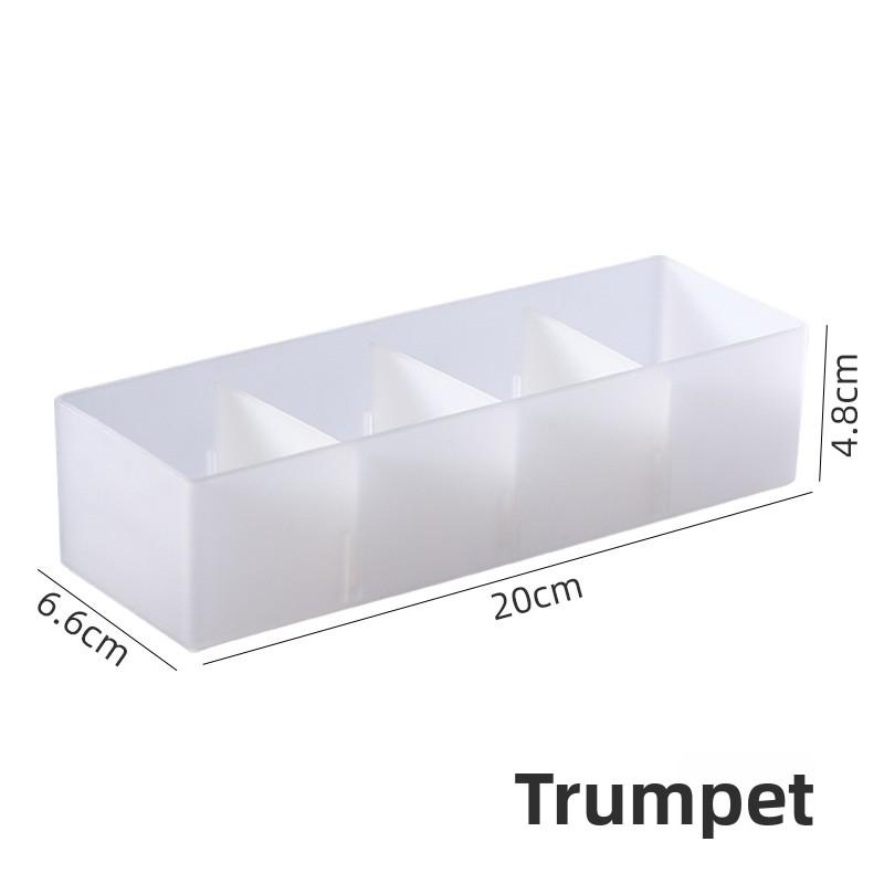 Semi-transparent Drawers with Partitions Adjustable Combinable Storage Boxes and Stackable Compartments for Organizing Boxes Small 628₽