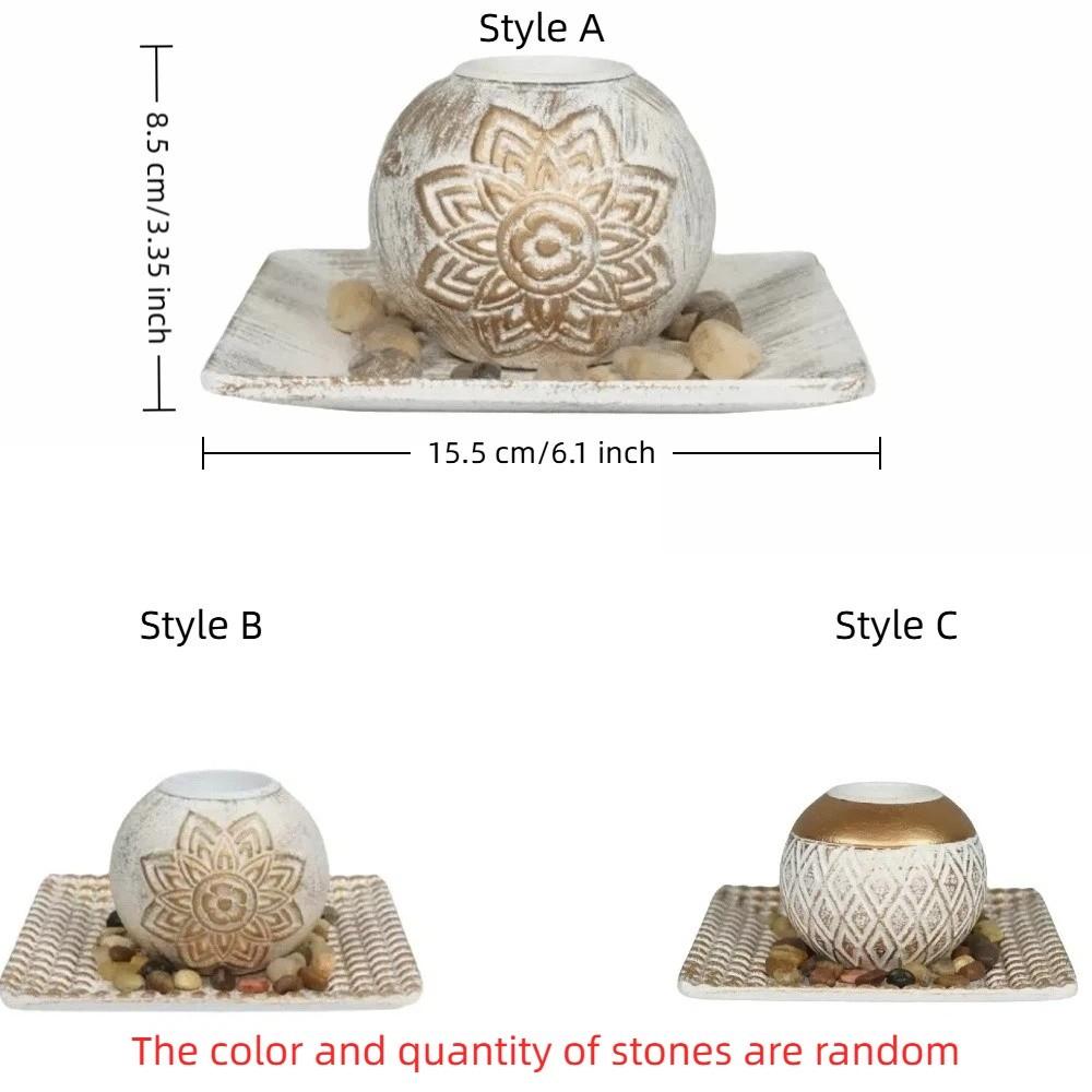 with Tray Tealight Candlestick Wood Wooden Candle Holder Decorative Candlestick Bedroom
