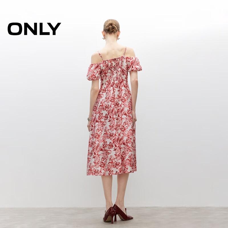 ONLY Women's Floral Print A-Line Midi Cami Dress