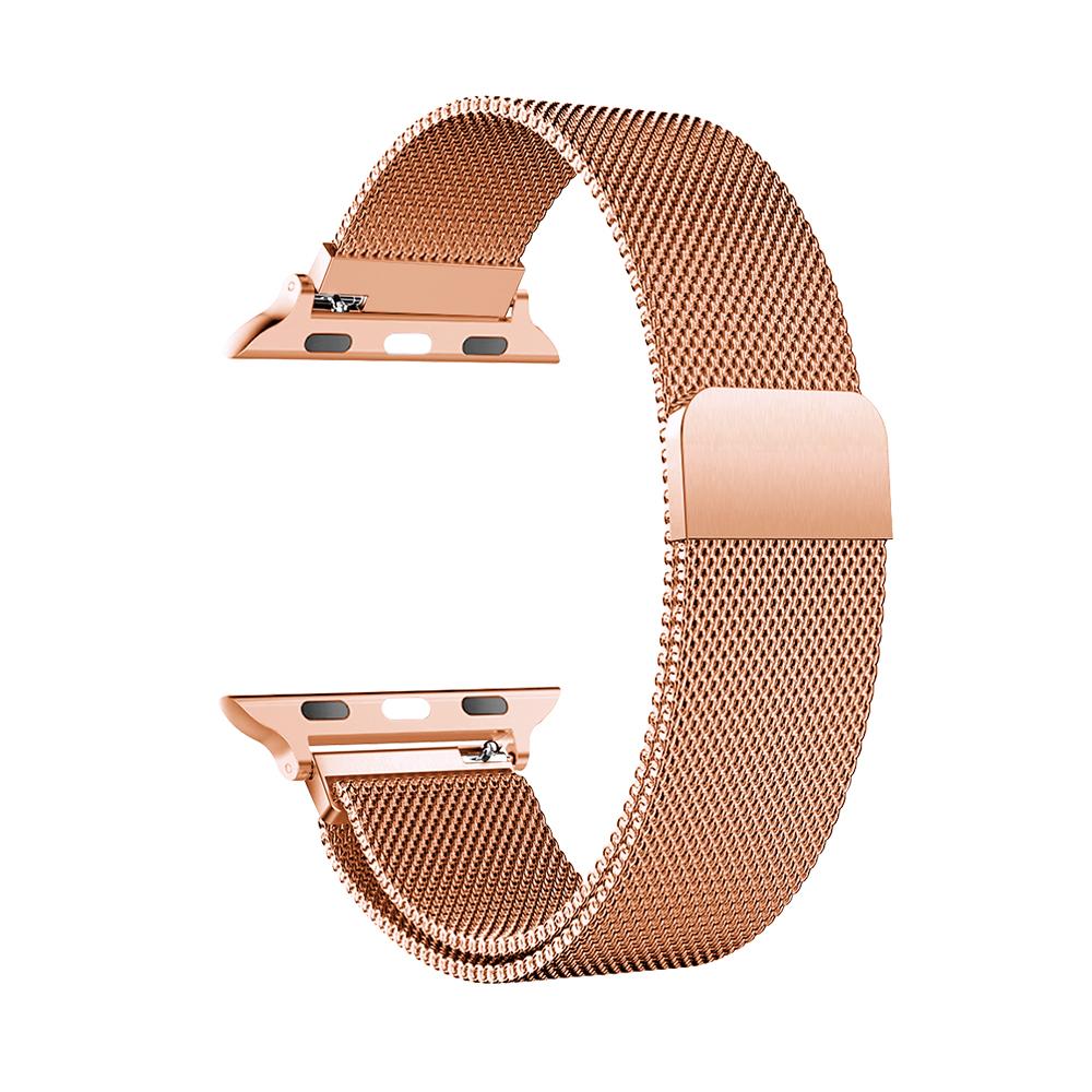 

Milanese Band for Apple Watch Ultra 2 49mm 45mm 46mm 44mm 40 42 41mm 38mm Bracelet for IWatch Series 10 9 3 4 6 5 SE 7 8 Strap 42 44 45 46 49mm розового золота