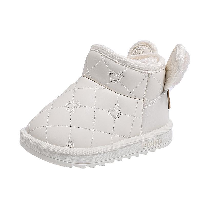 Unisex Warm Waterproof Baby Snow Boots with Velvet, Ages 1-6