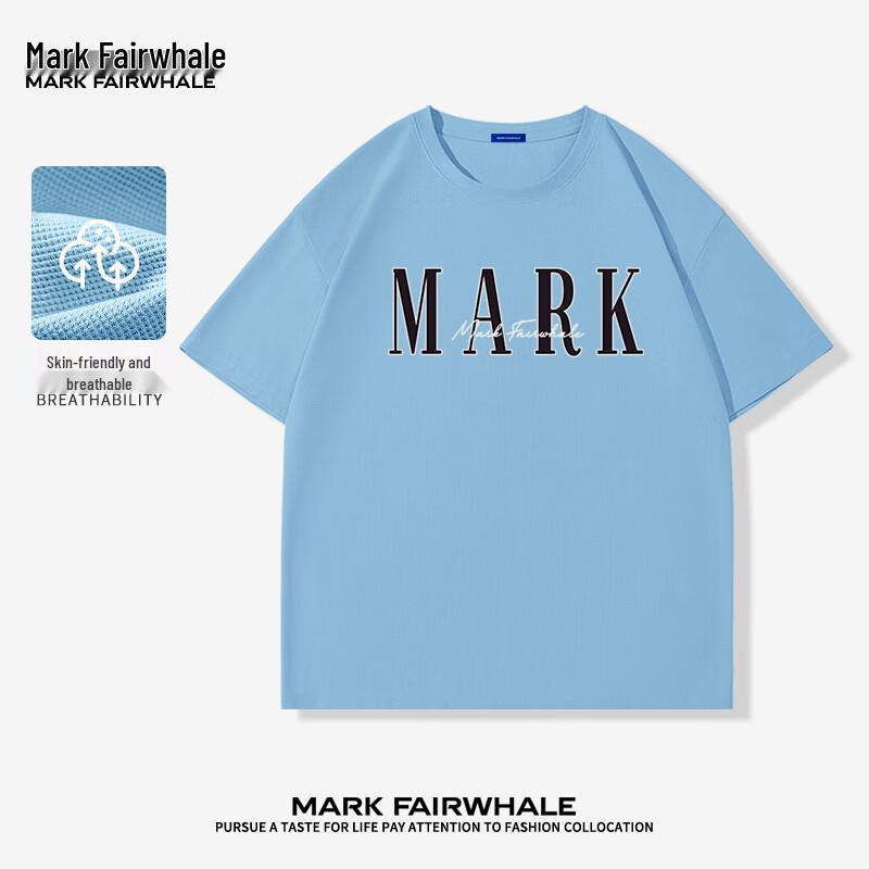 Mark Fairwhale Men's Letter Print Short Sleeve T-Shirt