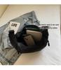 Women's Sporty Oxford Canvas Crossbody Bag - Large Capacity, Solid Color, Fashionable Dumpling Style