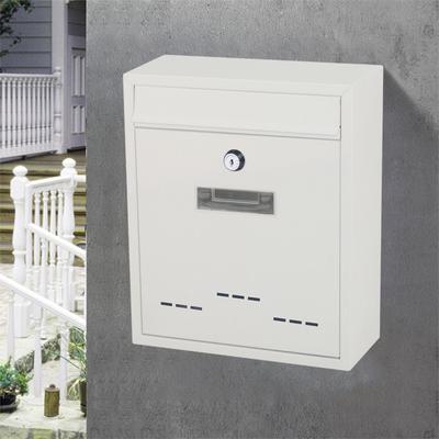 Large Wall Mount Mailbox, Lockable, Box, Capacity, Mail Box Letterbox Postbox for Door Home