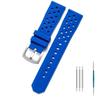22mm Watch Strap For TAG Heuer F1 Monaco Carrera Formula 1 Watchband Air Vent Hole Wristband Rubber Silicone Bracelet Accessory