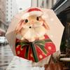 Christmas Bunny Gift Umbrella: A Festive, Auto-Opening Protection for Outdoor Adventures and Travel Essentials 024