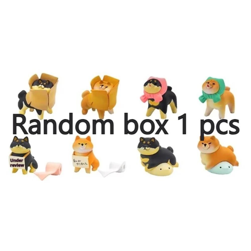 New Product In Stock Dog Firewood Blind Box Dog Unwilling To Go Home Corgi Bomei Lovely Tabletop Decoration Surprise Gift