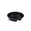 WS 838 Round 3-Compartment Disposable Meal Prep Containers