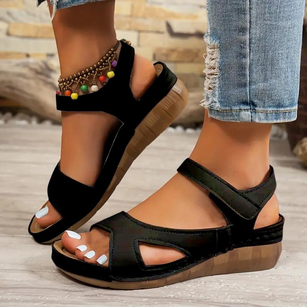 Sandale Espadrile Femei Cu Vârf Deschis Confortabile Elegante Talpă Groasă La Modă Mărime Mare Papuci Ușori Pantofi de Vară Elegante pentru Plimbare Papuci