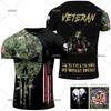 T Veteran Usa Us Army Shirt For Men Clothing Combat Military Camouflage Tshirt 3d Skull Printed Short Sleeve Olive Beige Tshirt