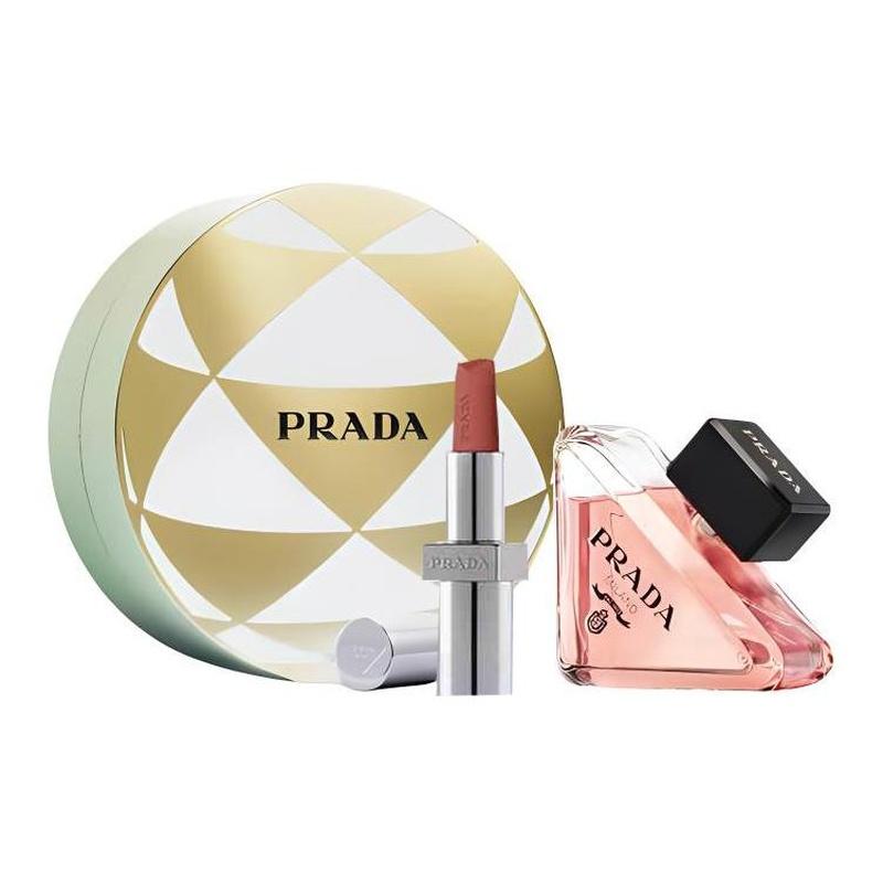 Prada I Am Unpredictable Perfume Set EDP Jasmine Bergamot + Lipstick #B107 Naked Brown 3.8g + My Unpredictable Perfume 50ml