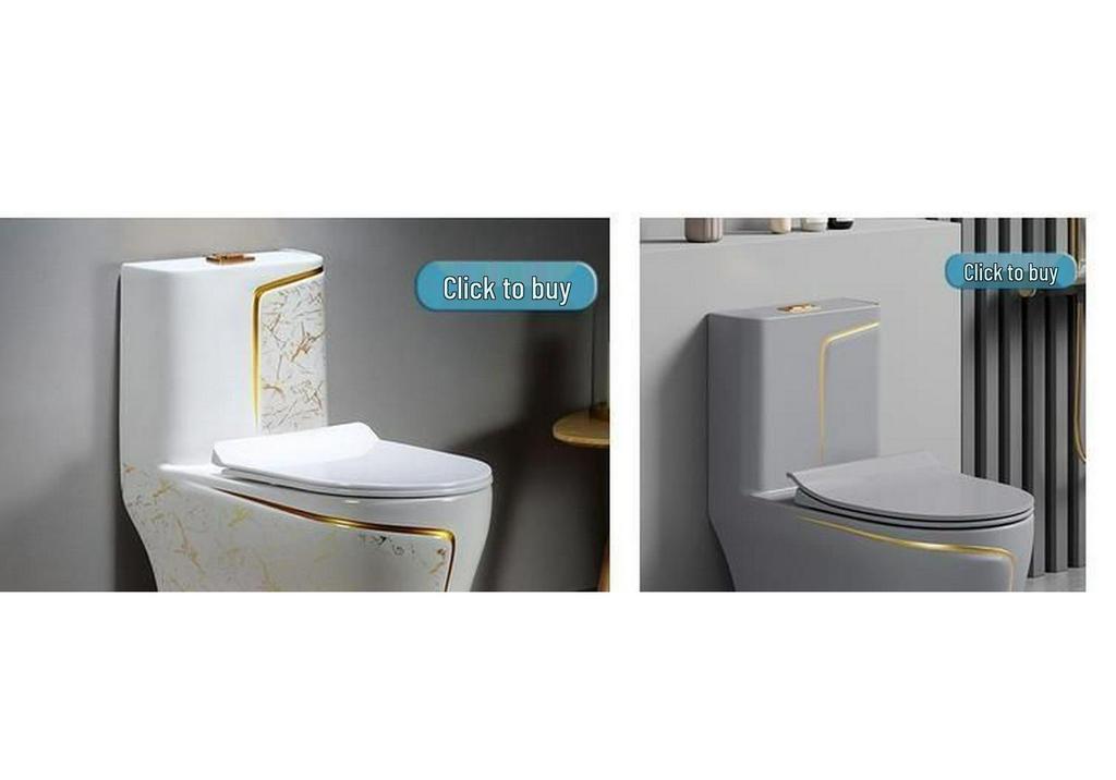 Colorful Anti-odor Water-Saving Ceramic Toilet for Small Bathrooms