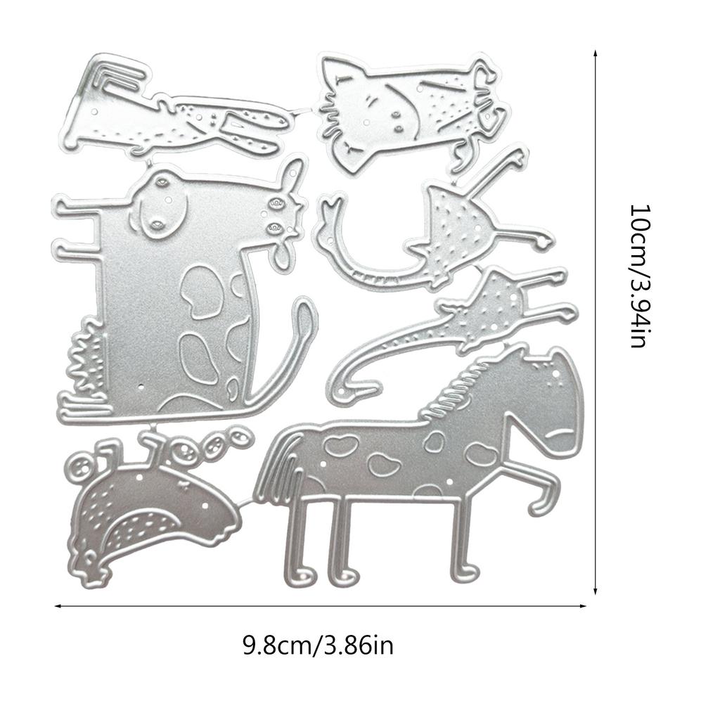 Animals Metal Cutting Dies Stencils for DIY Scrapbooking Decorative Embossing Paper Cards Template Decorative Die Cuts