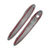2pcs Car Black Carbon Fiber Door Handle Cover FOR MINI Cooper S JCW R50 R53 R55 Door Handle Cover Decoration Car Styling