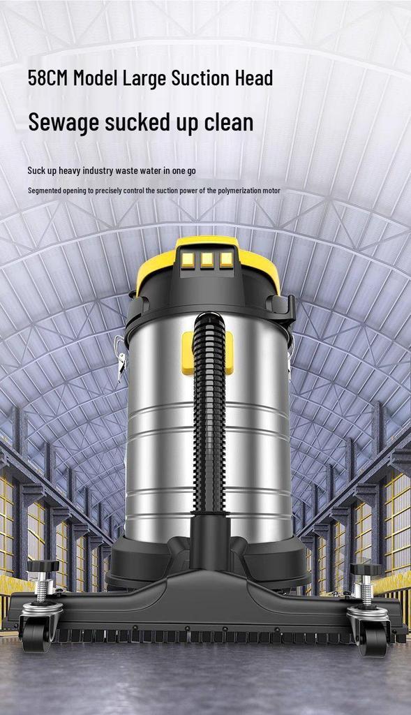 High-Power Industrial Carpet Vacuum Cleaner with Strong Suction and Water Capacity