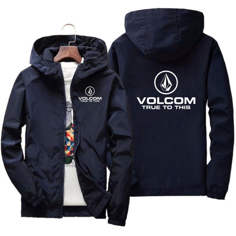 Men's Spring Fashion Casual Outdoor Sports Jacket 2026 New Windproof Zipper Hooded Top, Super Large s-7XL