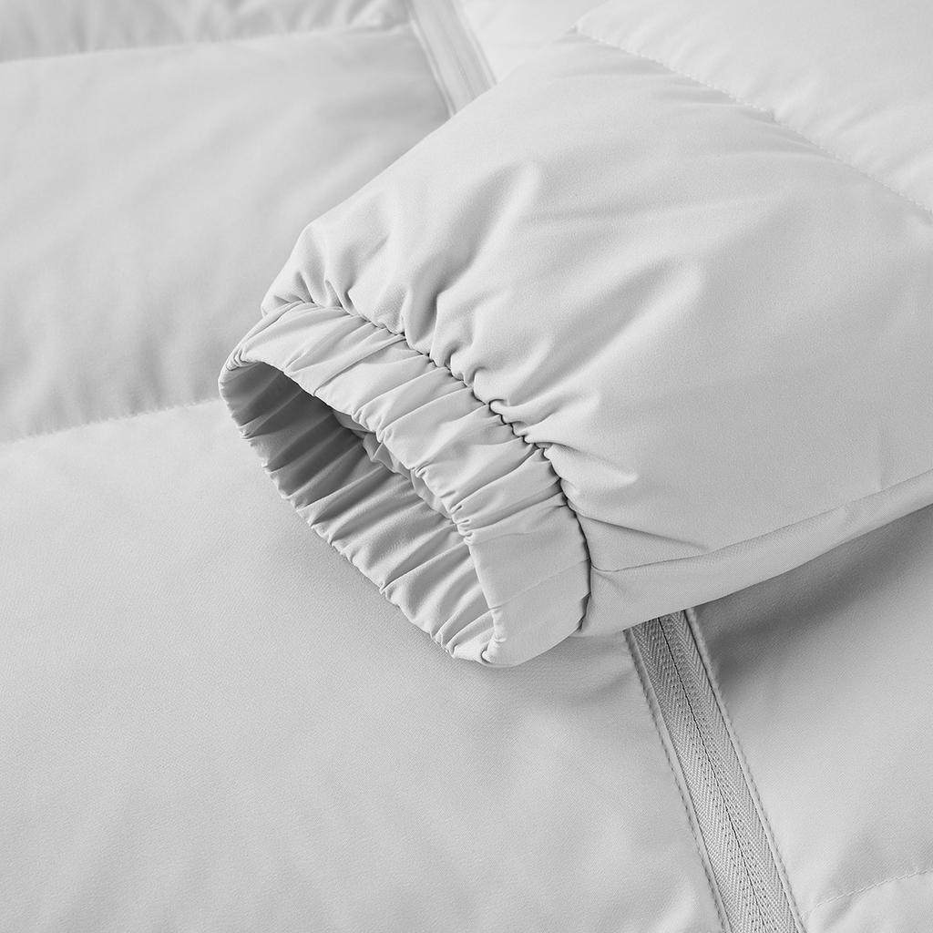 Adidas Comfortable Casual Versatile Long Sleeve Down Jacket Unisex Outerwear Off-White JL9584