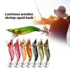 Fishing Lures Glow Jig Hook Shrimp Lure Baits Squid Jig Artificial Hard Baits Glow Squid Jig Cuttlefish Hook